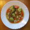 zeleninová polévka s arame